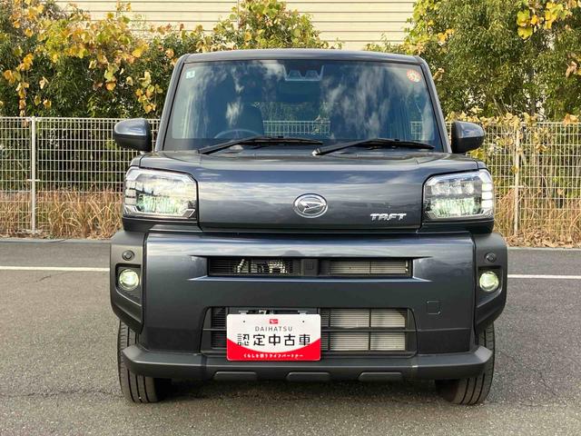 タフトGターボガラスルーフ ルーフレール 15インチアルミホイール LEDヘッドライト&フォグランプ バックカメラ シートヒーター 電動パーキングブレーキ アダプティブクルコン 衝突被害軽減ブレーキ(千葉県)の中古車