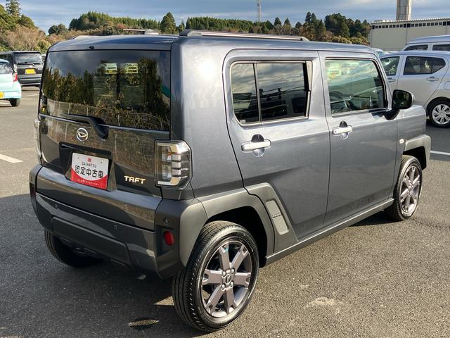 タフトＧターボガラスルーフ　ルーフレール　１５インチアルミホイール　ＬＥＤヘッドライト＆フォグランプ　バックカメラ　シートヒーター　電動パーキングブレーキ　アダプティブクルコン　衝突被害軽減ブレーキ（千葉県）の中古車