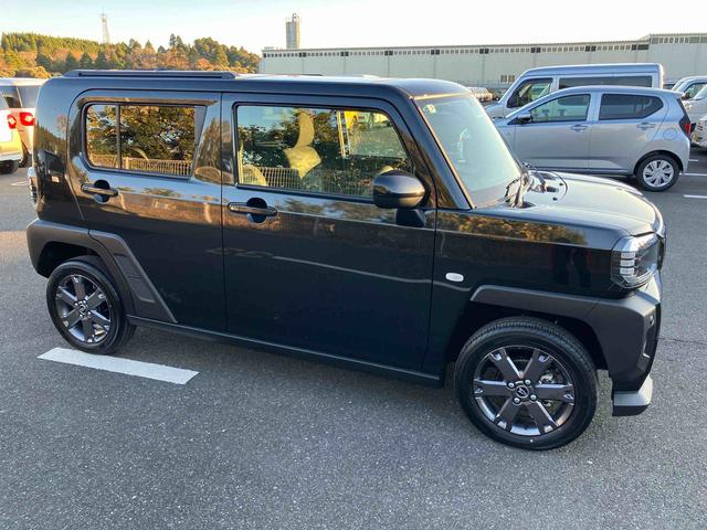 タフトGターボ ダーククロムベンチャー前後専用ガーニッシュ ガラスルーフ ルーフレール 15インチアルミ LEDヘッドライト&フォグランプ バックカメラ シートヒーター 電動駐車ブレーキ 自動追従クルコン 衝突被害軽減ブレーキ(千葉県)の中古車