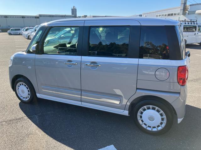 ムーヴキャンバスストライプスＧターボ両側電動スライドドア　ＬＥＤヘッドライト＆フォグランプ　シートヒーター　保温カップホルダー　電動駐車ブレーキ　バックカメラ　ステアリングスイッチ　自動追従クルコン　衝突被害軽減ブレーキ（千葉県）の中古車