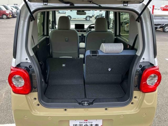 ムーヴキャンバスストライプスＧターボ両側電動スライドドア　ＬＥＤヘッドライト＆フォグランプ　シートヒーター　保温カップホルダー　電動駐車ブレーキ　バックカメラ　ステアリングスイッチ　自動追従クルコン　衝突被害軽減ブレーキ（千葉県）の中古車