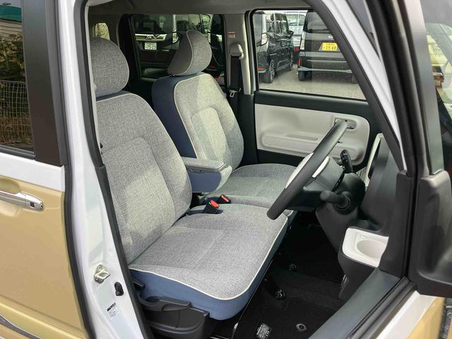 ムーヴキャンバスストライプスＧターボ両側電動スライドドア　ＬＥＤヘッドライト＆フォグランプ　シートヒーター　保温カップホルダー　電動駐車ブレーキ　バックカメラ　ステアリングスイッチ　自動追従クルコン　衝突被害軽減ブレーキ（千葉県）の中古車