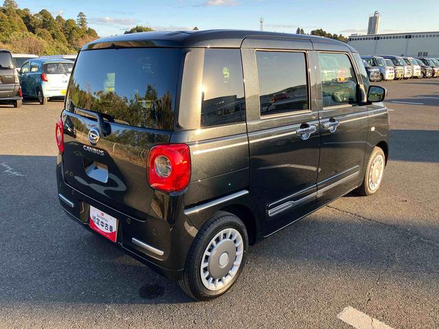 ムーヴキャンバスセオリーＧターボ両側電動スライドドア　ＬＥＤヘッドライト＆フォグランプ　シートヒーター　保温カップホルダー　電動駐車ブレーキ　バックカメラ　ステアリングスイッチ　自動追従クルコン　衝突被害軽減ブレーキ（千葉県）の中古車