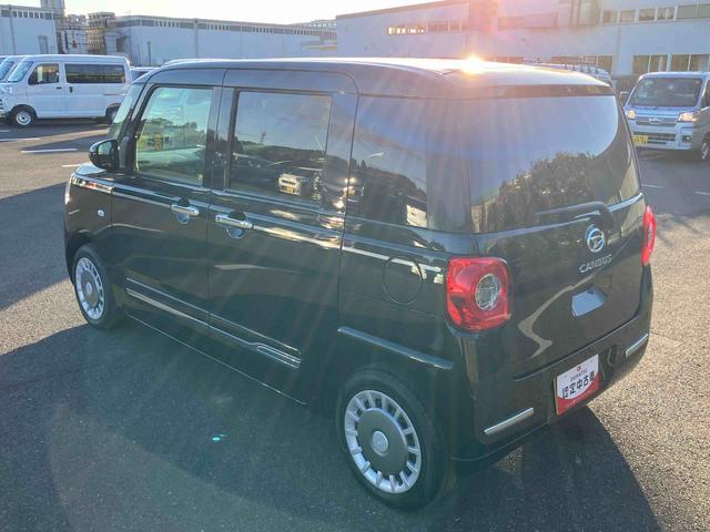 ムーヴキャンバスセオリーＧターボ両側電動スライドドア　ＬＥＤヘッドライト＆フォグランプ　シートヒーター　保温カップホルダー　電動駐車ブレーキ　バックカメラ　ステアリングスイッチ　自動追従クルコン　衝突被害軽減ブレーキ（千葉県）の中古車