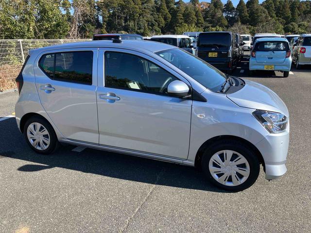 ミライースＸ　ＳＡIIIＬＥＤヘッドライト　電動格納ドアミラー　プライバシーガラス　リヤシートヘッドレスト　オートライト　キーレスエントリー　セキュリティアラーム　横滑り防止装置　コーナーセンサー　衝突被害軽減ブレーキ（千葉県）の中古車