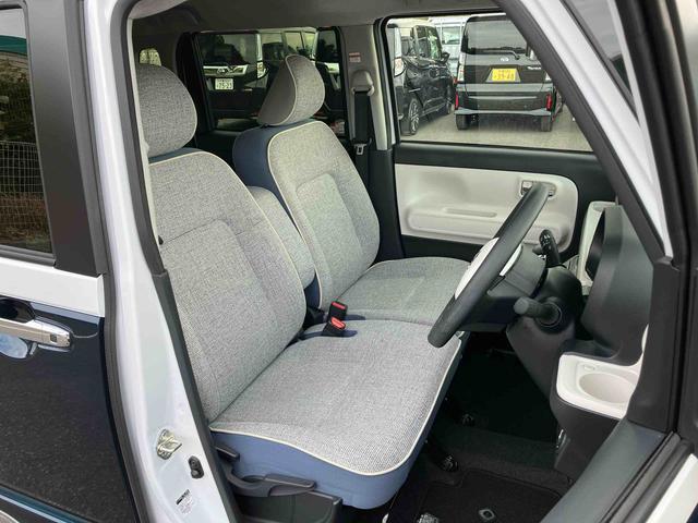 ムーヴキャンバスストライプスＧターボ両側電動スライドドア　ＬＥＤヘッドライト＆フォグランプ　シートヒーター　保温カップホルダー　電動駐車ブレーキ　バックカメラ　ステアリングスイッチ　自動追従クルコン　衝突被害軽減ブレーキ（千葉県）の中古車