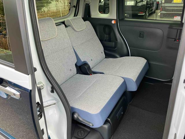 ムーヴキャンバスストライプスＧターボ両側電動スライドドア　ＬＥＤヘッドライト＆フォグランプ　シートヒーター　保温カップホルダー　電動駐車ブレーキ　バックカメラ　ステアリングスイッチ　自動追従クルコン　衝突被害軽減ブレーキ（千葉県）の中古車