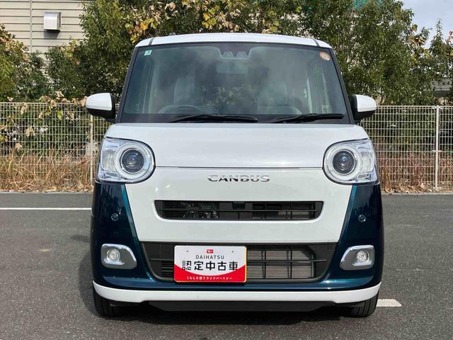 ムーヴキャンバスストライプスＧターボ両側電動スライドドア　ＬＥＤヘッドライト＆フォグランプ　シートヒーター　保温カップホルダー　電動駐車ブレーキ　バックカメラ　ステアリングスイッチ　自動追従クルコン　衝突被害軽減ブレーキ（千葉県）の中古車