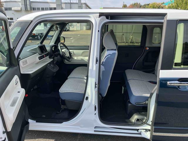 ムーヴキャンバスストライプスＧターボ両側電動スライドドア　ＬＥＤヘッドライト＆フォグランプ　シートヒーター　保温カップホルダー　電動駐車ブレーキ　バックカメラ　ステアリングスイッチ　自動追従クルコン　衝突被害軽減ブレーキ（千葉県）の中古車