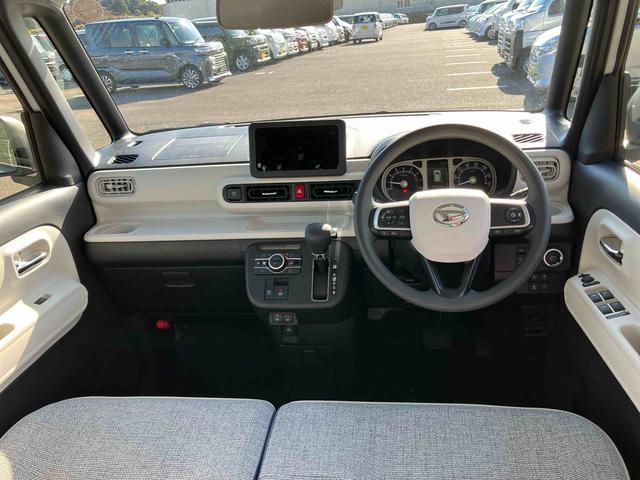 ムーヴキャンバスストライプスＧターボ両側電動スライドドア　ＬＥＤヘッドライト＆フォグランプ　シートヒーター　保温カップホルダー　電動駐車ブレーキ　バックカメラ　ステアリングスイッチ　自動追従クルコン　衝突被害軽減ブレーキ（千葉県）の中古車