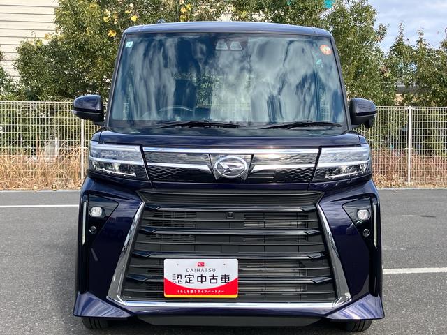 タントカスタムＸバックカメラ　両側電動スライドドア　１４インチアルミ　ＬＥＤヘッド＆フォグランプ　シートヒーター　電動駐車ブレーキ　オートライト　上下２段調節式デッキボード　コーナーセンサー　衝突被害軽減ブレーキ（千葉県）の中古車