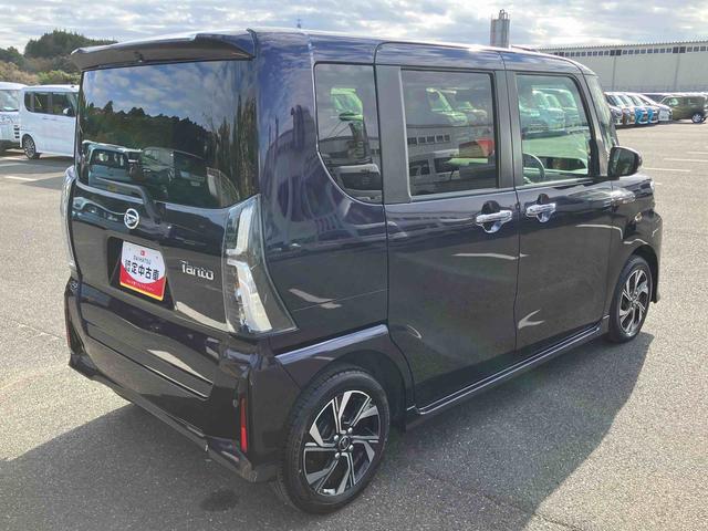 タントカスタムＸバックカメラ　両側電動スライドドア　１４インチアルミ　ＬＥＤヘッド＆フォグランプ　シートヒーター　電動駐車ブレーキ　オートライト　上下２段調節式デッキボード　コーナーセンサー　衝突被害軽減ブレーキ（千葉県）の中古車