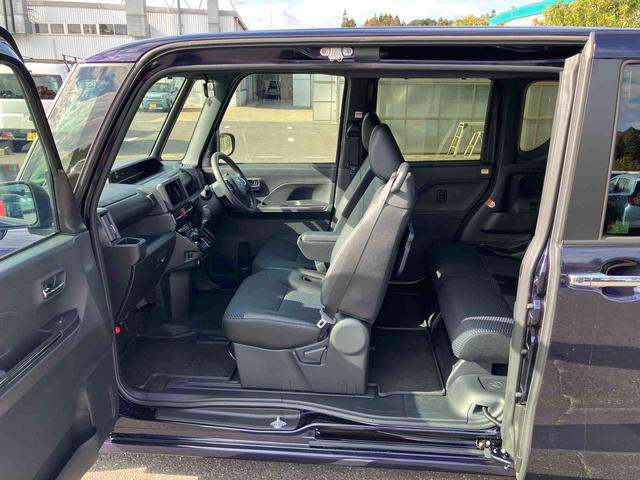 タントカスタムＸバックカメラ　両側電動スライドドア　１４インチアルミ　ＬＥＤヘッド＆フォグランプ　シートヒーター　電動駐車ブレーキ　オートライト　上下２段調節式デッキボード　コーナーセンサー　衝突被害軽減ブレーキ（千葉県）の中古車