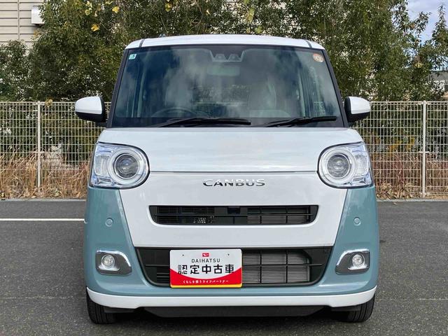 ムーヴキャンバスストライプスＧ両側電動スライドドア　ＬＥＤヘッドライト＆フォグランプ　シートヒーター　保温カップホルダー　電動駐車ブレーキ　バックカメラ　ステアリングスイッチ　コーナーセンサー　衝突被害軽減ブレーキ（千葉県）の中古車