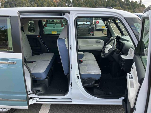 ムーヴキャンバスストライプスＧ両側電動スライドドア　ＬＥＤヘッドライト＆フォグランプ　シートヒーター　保温カップホルダー　電動駐車ブレーキ　バックカメラ　ステアリングスイッチ　コーナーセンサー　衝突被害軽減ブレーキ（千葉県）の中古車