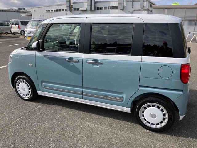 ムーヴキャンバスストライプスＧ両側電動スライドドア　ＬＥＤヘッドライト＆フォグランプ　シートヒーター　保温カップホルダー　電動駐車ブレーキ　バックカメラ　ステアリングスイッチ　コーナーセンサー　衝突被害軽減ブレーキ（千葉県）の中古車