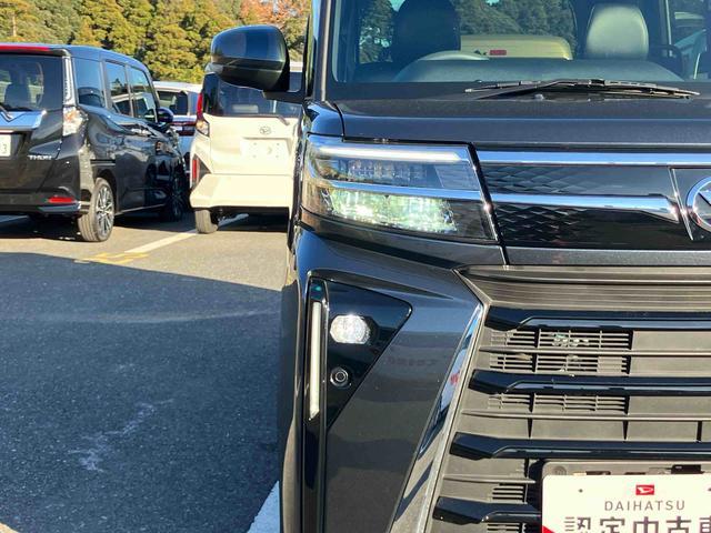 タントカスタムＲＳターボエンジン　１５インチアルミ　バックカメラ　両側電動スライドドア　シートヒーター　電動駐車ブレーキ　ＬＥＤライト＆フォグ　上下２段調節式デッキボード　コーナーセンサー　衝突被害軽減ブレーキ（千葉県）の中古車