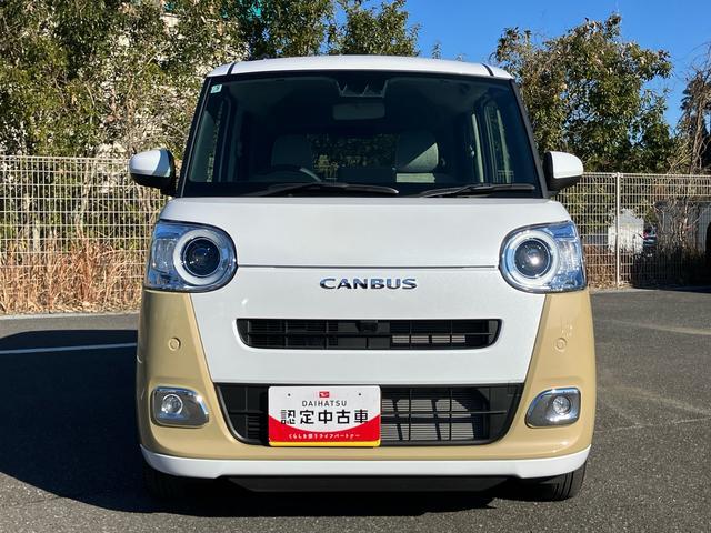 ムーヴキャンバスストライプスＧ両側電動スライドドア　ＬＥＤヘッドライト＆フォグランプ　シートヒーター　保温カップホルダー　電動駐車ブレーキ　バックカメラ　ステアリングスイッチ　コーナーセンサー　衝突被害軽減ブレーキ（千葉県）の中古車