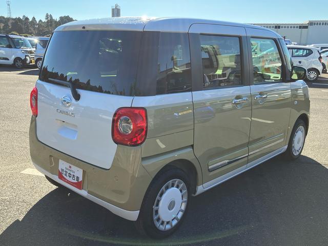 ムーヴキャンバスストライプスＧ両側電動スライドドア　ＬＥＤヘッドライト＆フォグランプ　シートヒーター　保温カップホルダー　電動駐車ブレーキ　バックカメラ　ステアリングスイッチ　コーナーセンサー　衝突被害軽減ブレーキ（千葉県）の中古車