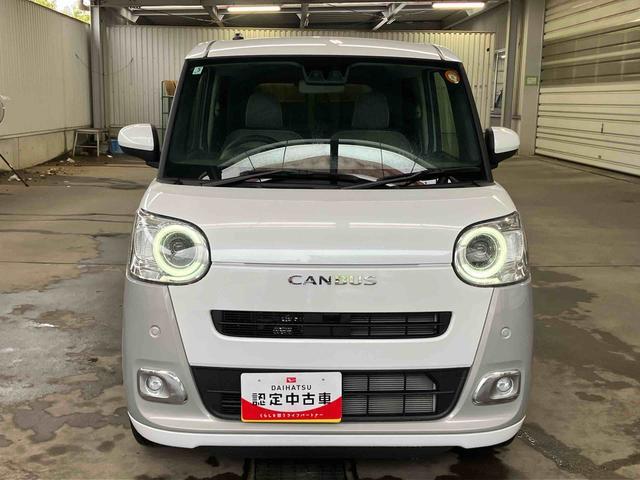 ムーヴキャンバスストライプスＧＬＥＤヘッドライト／両側電動スライドドア／コーナーセンサー／アイドリングストップ／衝突回避支援システム／横滑り防止装置／オートライト／オートエアコン／キーフリー／電動格納ミラー／電動パーキングブレーキ（千葉県）の中古車