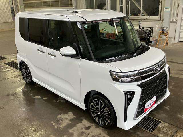 タントカスタムＲＳターボエンジン　１５インチアルミ　バックカメラ　両側電動スライドドア　シートヒーター　電動駐車ブレーキ　ＬＥＤライト＆フォグ　上下２段調節式デッキボード　コーナーセンサー　衝突被害軽減ブレーキ（千葉県）の中古車