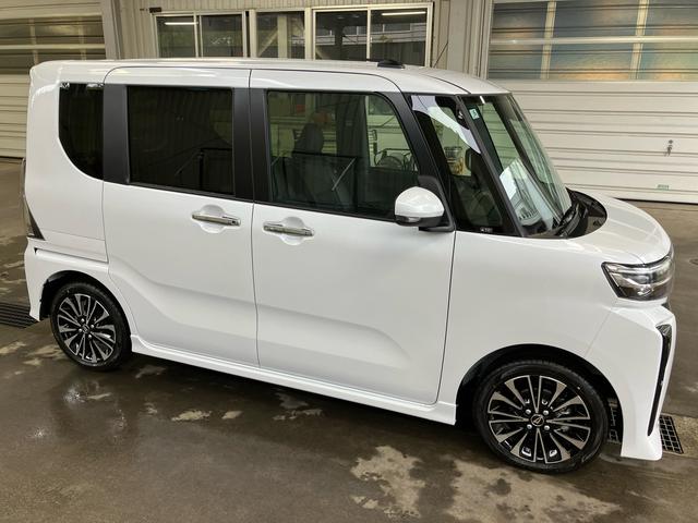 タントカスタムＲＳターボエンジン　１５インチアルミ　バックカメラ　両側電動スライドドア　シートヒーター　電動駐車ブレーキ　ＬＥＤライト＆フォグ　上下２段調節式デッキボード　コーナーセンサー　衝突被害軽減ブレーキ（千葉県）の中古車