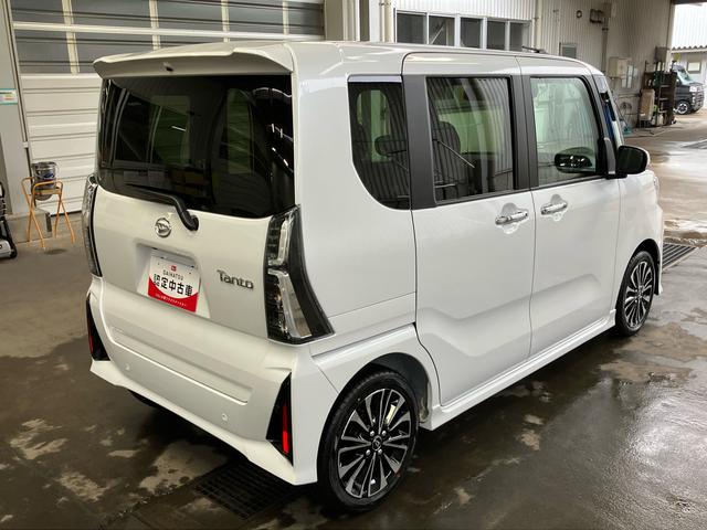 タントカスタムＲＳターボエンジン　１５インチアルミ　バックカメラ　両側電動スライドドア　シートヒーター　電動駐車ブレーキ　ＬＥＤライト＆フォグ　上下２段調節式デッキボード　コーナーセンサー　衝突被害軽減ブレーキ（千葉県）の中古車