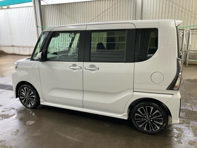 タントカスタムＲＳターボエンジン　１５インチアルミ　バックカメラ　両側電動スライドドア　シートヒーター　電動駐車ブレーキ　ＬＥＤライト＆フォグ　上下２段調節式デッキボード　コーナーセンサー　衝突被害軽減ブレーキ（千葉県）の中古車