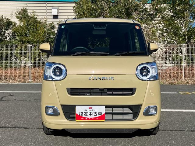 ムーヴキャンバスセオリーＧＬＥＤヘッドライト／両側電動スライドドア／コーナーセンサー／アイドリングストップ／衝突回避支援システム／横滑り防止装置／オートライト／オートエアコン／キーフリー／電動格納ミラー／電動パーキングブレーキ（千葉県）の中古車