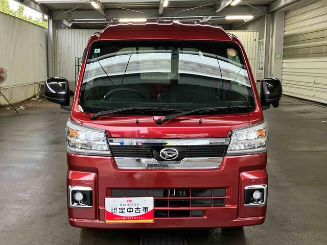 ハイゼットトラックジャンボエクストラ４ＷＤ／オートライト／アダプティブドライビングビーム／衝突回避支援システム／横滑り防止装置／コーナーセンサー／スペアタイヤ／マニュアルエアコン／ガードフレーム／アイドリングストップ／ＬＥＤ大型荷台灯（千葉県）の中古車