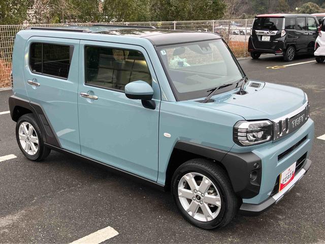 タフトＧターボ　クロムベンチャーＬＥＤヘッドライト／スカイフィールトップ／アダプティブクルーズコントロール／プッシュボタンエンジンスターター／アイドリングストップ／オートライト／コーナーセンサー／衝突回避支援システム／キーフリー（千葉県）の中古車