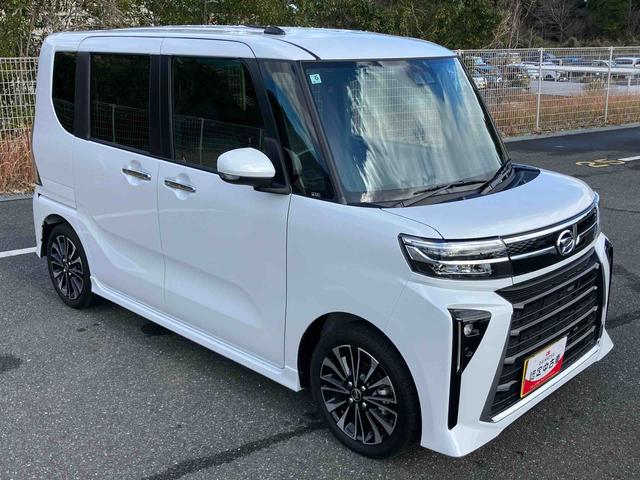 タントカスタムＲＳターボエンジン　１５インチアルミ　バックカメラ　両側電動スライドドア　シートヒーター　電動駐車ブレーキ　ＬＥＤライト＆フォグ　上下２段調節式デッキボード　コーナーセンサー　衝突被害軽減ブレーキ（千葉県）の中古車