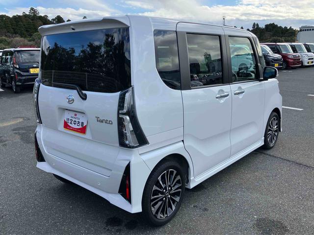 タントカスタムＲＳターボエンジン　１５インチアルミ　バックカメラ　両側電動スライドドア　シートヒーター　電動駐車ブレーキ　ＬＥＤライト＆フォグ　上下２段調節式デッキボード　コーナーセンサー　衝突被害軽減ブレーキ（千葉県）の中古車