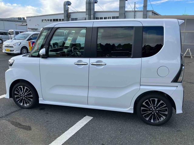 タントカスタムＲＳターボエンジン　１５インチアルミ　バックカメラ　両側電動スライドドア　シートヒーター　電動駐車ブレーキ　ＬＥＤライト＆フォグ　上下２段調節式デッキボード　コーナーセンサー　衝突被害軽減ブレーキ（千葉県）の中古車