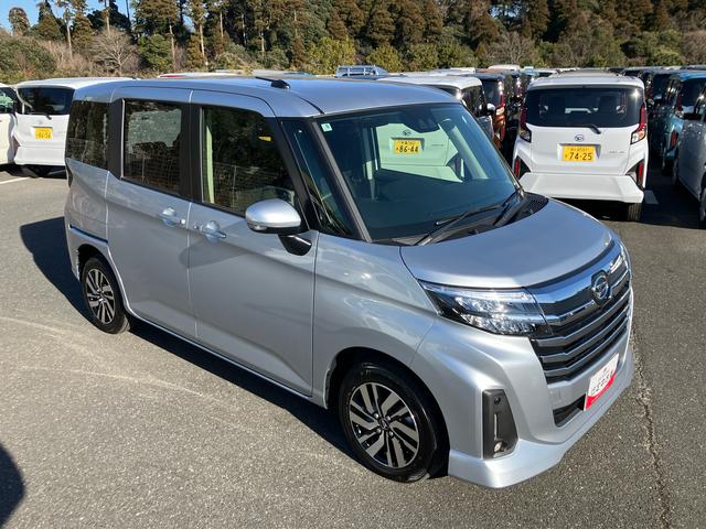 トールカスタムＧ９型ＤＰオーディオ／ＢＴ／ＴＶ／Ｂカメラ／ステアリングスイッチ　ＬＥＤヘッド＆フォグランプ　自動追従クルコン　１４インチアルミ　両側パワスラ　電動駐車ブレーキ　コーナーセンサー　衝突被害軽減ブレーキ（千葉県）の中古車