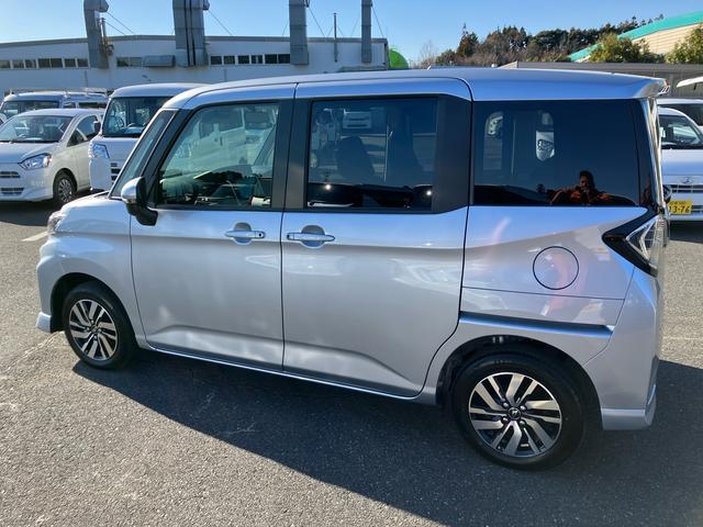 トールカスタムＧ９型ＤＰオーディオ／ＢＴ／ＴＶ／Ｂカメラ／ステアリングスイッチ　ＬＥＤヘッド＆フォグランプ　自動追従クルコン　１４インチアルミ　両側パワスラ　電動駐車ブレーキ　コーナーセンサー　衝突被害軽減ブレーキ（千葉県）の中古車