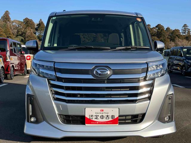 トールカスタムＧＬＥＤヘッドライト＆フォグランプ　アダプティブクルコン　１４インチアルミホイール　両側電動スライドドア　電動パーキングブレーキ　プッシュボタンスターター　コーナーセンサー　衝突被害軽減ブレーキ（千葉県）の中古車