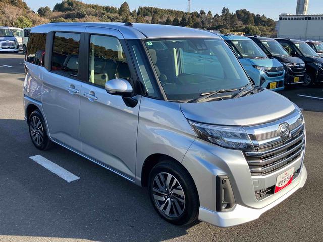 トールカスタムＧＬＥＤヘッドライト＆フォグランプ　アダプティブクルコン　１４インチアルミホイール　両側電動スライドドア　電動パーキングブレーキ　プッシュボタンスターター　コーナーセンサー　衝突被害軽減ブレーキ（千葉県）の中古車