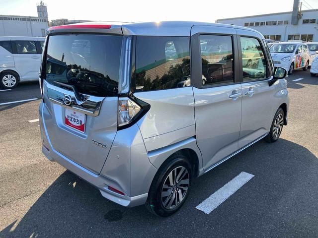 トールカスタムＧＬＥＤヘッドライト＆フォグランプ　アダプティブクルコン　１４インチアルミホイール　両側電動スライドドア　電動パーキングブレーキ　プッシュボタンスターター　コーナーセンサー　衝突被害軽減ブレーキ（千葉県）の中古車