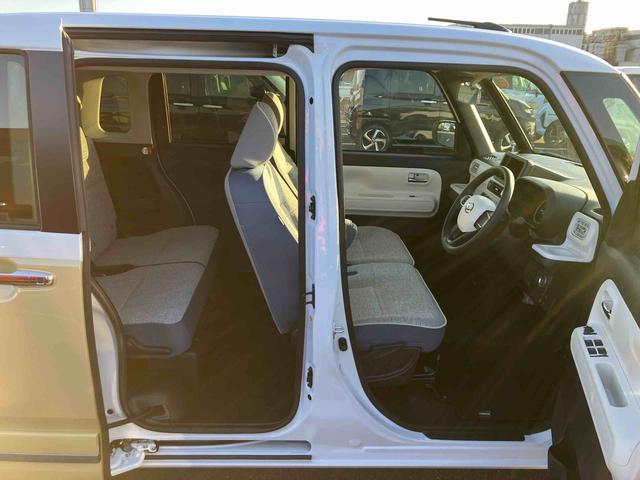 ムーヴキャンバスストライプスＧ両側電動スライドドア　ＬＥＤヘッドライト＆フォグランプ　シートヒーター　保温カップホルダー　電動駐車ブレーキ　バックカメラ　ステアリングスイッチ　コーナーセンサー　衝突被害軽減ブレーキ（千葉県）の中古車