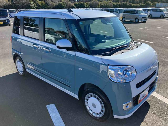 ムーヴキャンバスストライプスG両側電動スライドドア LEDヘッドライト&フォグランプ シートヒーター 保温カップホルダー 電動駐車ブレーキ バックカメラ ステアリングスイッチ コーナーセンサー 衝突被害軽減ブレーキ(千葉県)の中古車