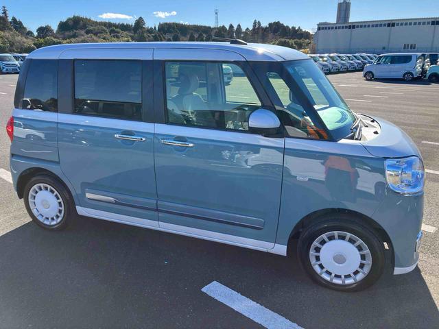 ムーヴキャンバスストライプスG両側電動スライドドア LEDヘッドライト&フォグランプ シートヒーター 保温カップホルダー 電動駐車ブレーキ バックカメラ ステアリングスイッチ コーナーセンサー 衝突被害軽減ブレーキ(千葉県)の中古車