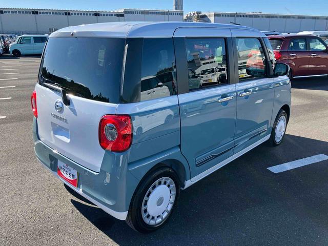 ムーヴキャンバスストライプスＧ両側電動スライドドア　ＬＥＤヘッドライト＆フォグランプ　シートヒーター　保温カップホルダー　電動駐車ブレーキ　バックカメラ　ステアリングスイッチ　コーナーセンサー　衝突被害軽減ブレーキ（千葉県）の中古車