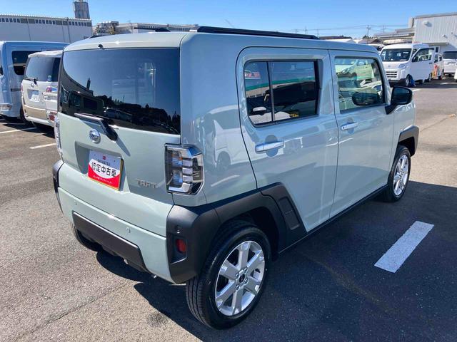 タフトＧガラスルーフ　ルーフレール　１５インチアルミホイール　ＬＥＤヘッドライト＆フォグランプ　バックカメラ　シートヒーター　電動パーキングブレーキ　自動追従クルコン　コーナーセンサー　衝突被害軽減ブレーキ（千葉県）の中古車