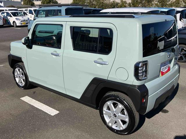 タフトＧガラスルーフ　ルーフレール　１５インチアルミホイール　ＬＥＤヘッドライト＆フォグランプ　バックカメラ　シートヒーター　電動パーキングブレーキ　自動追従クルコン　コーナーセンサー　衝突被害軽減ブレーキ（千葉県）の中古車