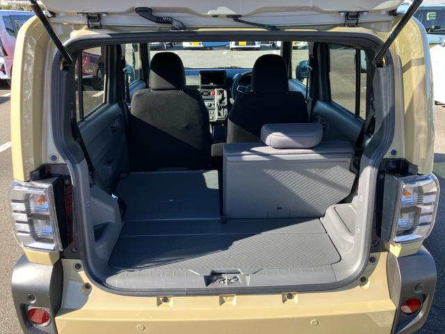 タフトＧターボ　クロムベンチャー前後専用ガーニッシュ　ガラスルーフ　ルーフレール　１５インチアルミ　ＬＥＤヘッドライト＆フォグランプ　バックカメラ　シートヒーター　電動駐車ブレーキ　自動追従クルコン　衝突被害軽減ブレーキ（千葉県）の中古車