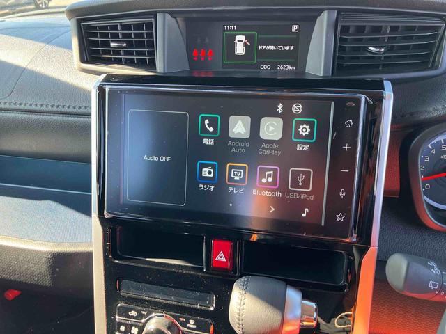 トールカスタムＧ９型ＤＰオーディオ／ＢＴ／ＴＶ／Ｂカメラ／ステアリングスイッチ　ＬＥＤヘッド＆フォグランプ　自動追従クルコン　１４インチアルミ　両側パワスラ　電動駐車ブレーキ　コーナーセンサー　衝突被害軽減ブレーキ（千葉県）の中古車