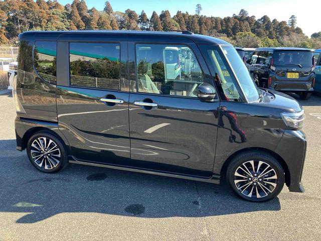 タントカスタムＲＳターボエンジン　１５インチアルミ　バックカメラ　両側電動スライドドア　シートヒーター　電動駐車ブレーキ　ＬＥＤライト＆フォグ　上下２段調節式デッキボード　コーナーセンサー　衝突被害軽減ブレーキ（千葉県）の中古車
