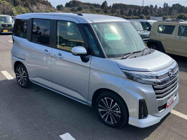 トールカスタムＧ　ターボ９型ＤＰオーディオ／ＢＴ／ＴＶ／Ｂカメラ／ステアリングスイッチ　ＬＥＤヘッド＆フォグランプ　自動追従クルコン　１５インチアルミ　両側パワスラ　電動駐車ブレーキ　コーナーセンサー　衝突被害軽減ブレーキ（千葉県）の中古車