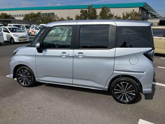 トールカスタムＧ　ターボ９型ＤＰオーディオ／ＢＴ／ＴＶ／Ｂカメラ／ステアリングスイッチ　ＬＥＤヘッド＆フォグランプ　自動追従クルコン　１５インチアルミ　両側パワスラ　電動駐車ブレーキ　コーナーセンサー　衝突被害軽減ブレーキ（千葉県）の中古車